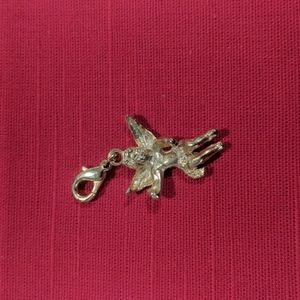 Gold tone angel charm